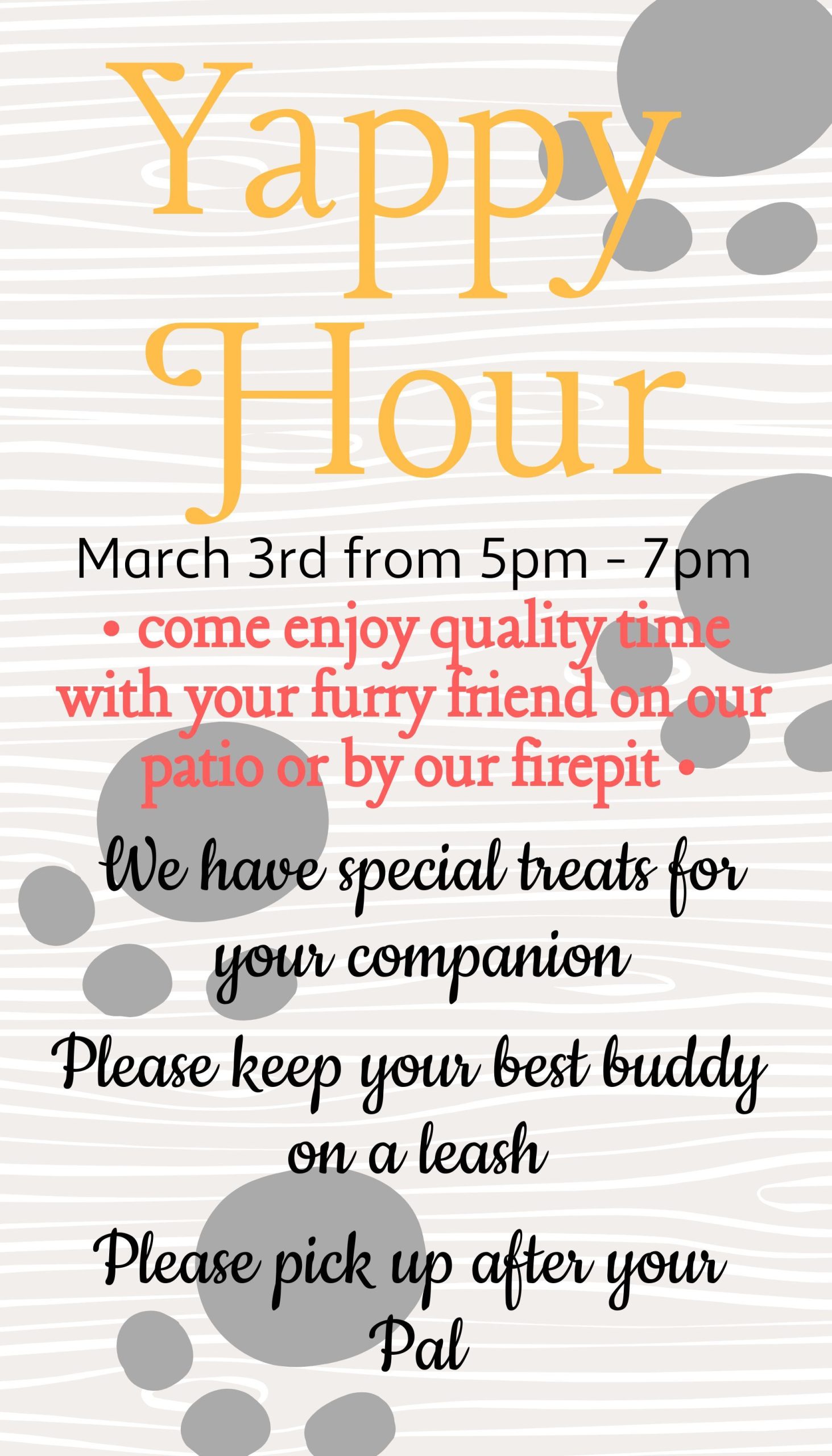 yappy hour rules