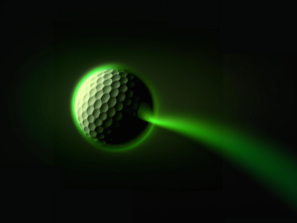 night golf glow ball