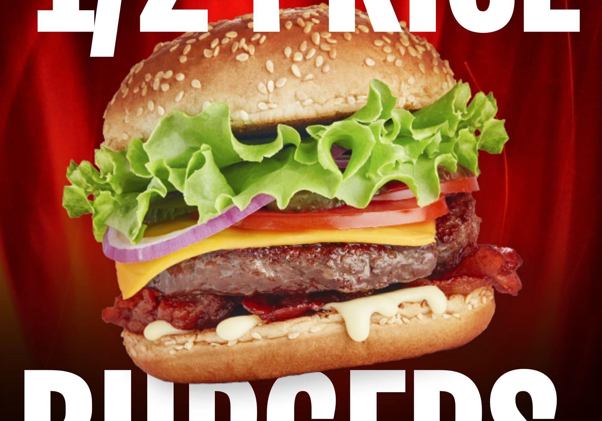 half price burger Monday 3.7.22